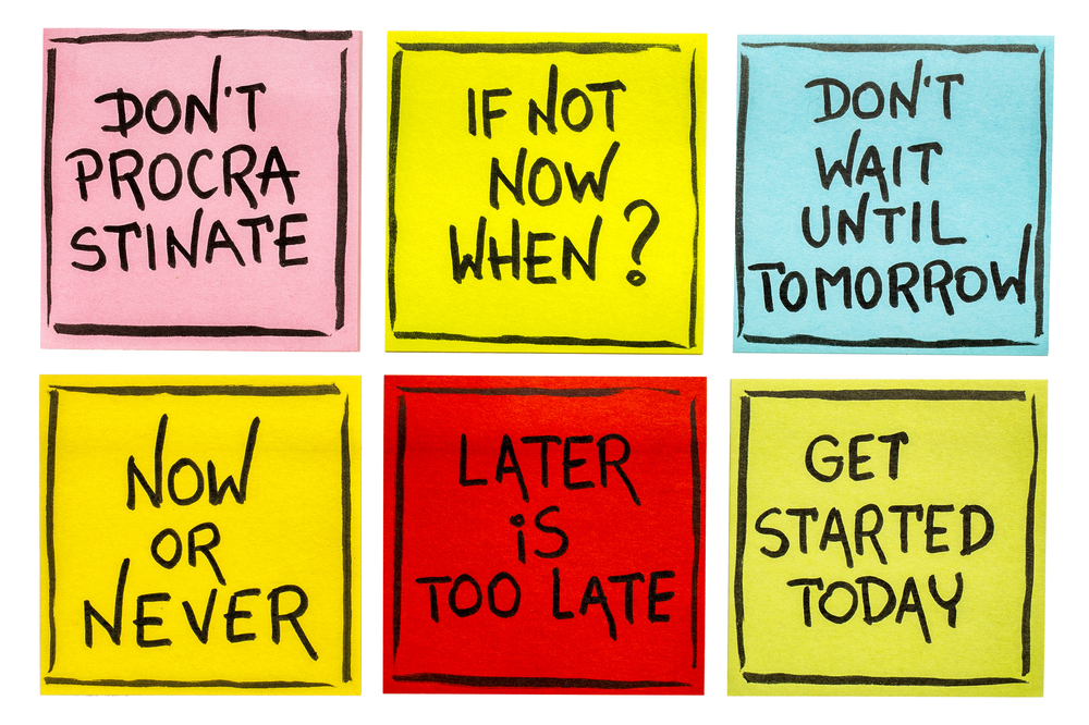 take action now